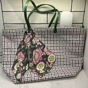 Vera Bradley Double Take Tote Olivia Pink